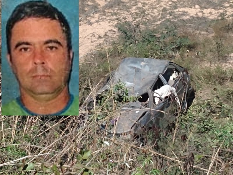 1 4 Mototaxista guanambiense morre após capotar carro na BR-430 em Igaporã