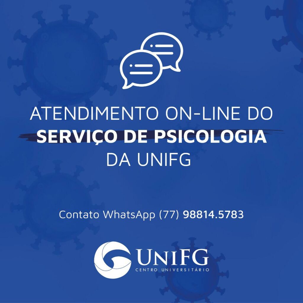 452d74b9 7dda 4a0a a486 6e03a5b527e0 UniFG institui serviço de assistência psicológica on-line ao público em geral e a profissionais de saúde