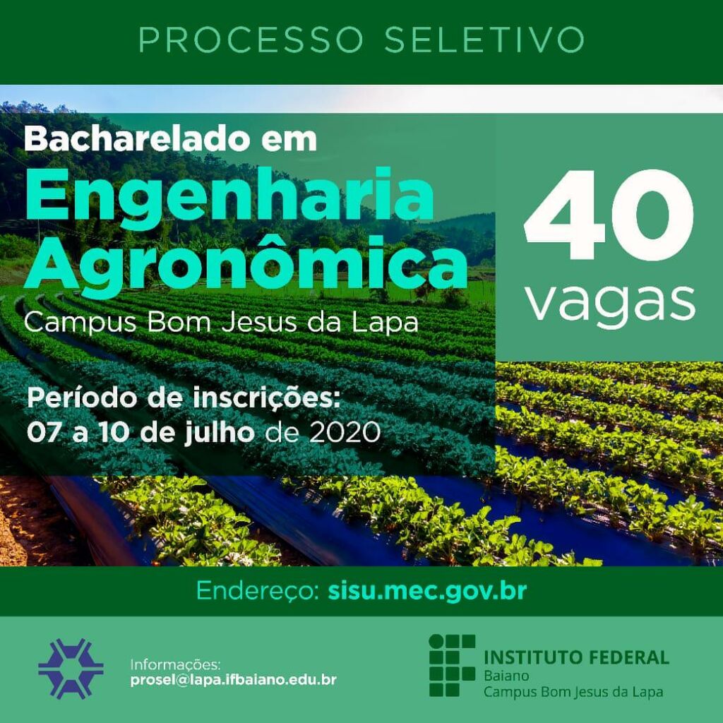 WhatsApp Image 2020 06 25 at 12.49.32 IF Baiano disponibiliza vagas no curso de Engenharia Agronômica