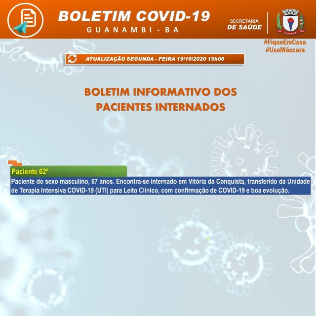 81e725a9 0031 4231 ac23 505a7963ed87 Guanambi registra mais 12 casos e atinge 871 infectados pela covid-19; 787 estão recuperados