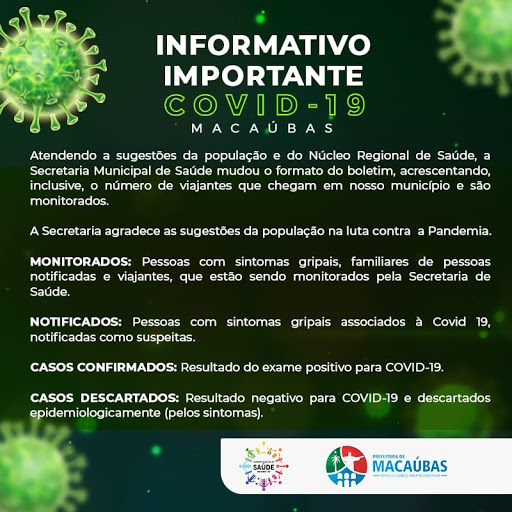 WhatsApp Image 2020 05 22 at 18.36.27 MACAÚBAS SEGUE SEM NENHUM CASO CONFIRMADO DO NOVO CORONAVÍRUS COVID-19