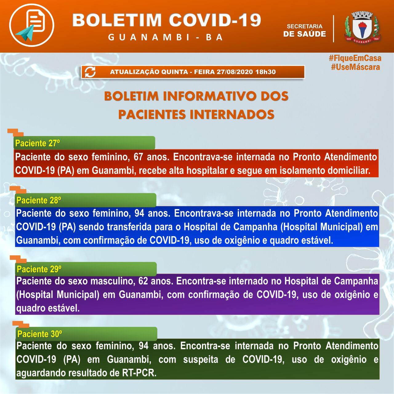 WhatsApp Image 2020 08 27 at 21.52.27 1 Guanambi registra mais 4 casos de covid-19 e chega a 333 infectados; 249 estão curados