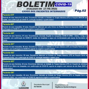 WhatsApp Image 2021 05 17 at 21.00.23 1 Guanambi registra mais 38 casos e atinge 7005 infectados pela covid-19; 6687 estão recuperados