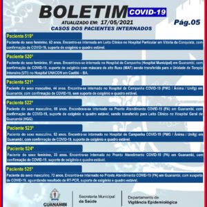 WhatsApp Image 2021 05 17 at 21.00.24 1 Guanambi registra mais 38 casos e atinge 7005 infectados pela covid-19; 6687 estão recuperados