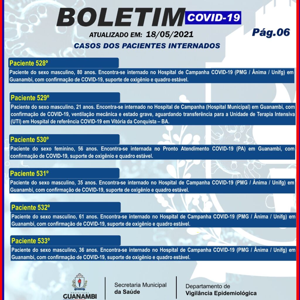 WhatsApp Image 2021 05 18 at 19.14.51 2 Guanambi registra mais 44 casos e atinge 7049 infectados pela covid-19; 6734 estão recuperados