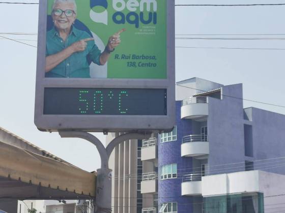 termometro de rua 50oC Guanambi Guanambi registra temperatura de 40,2ºC nesta quinta-feira, sendo a segunda maior da série histórica