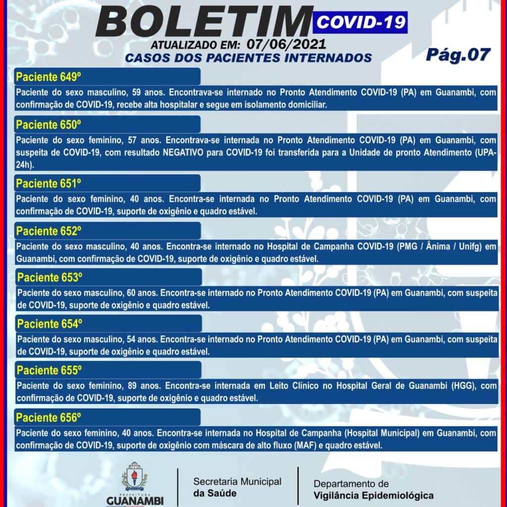 WhatsApp Image 2021 06 07 at 22.24.01 3 Guanambi registra o 86º óbito por covid-19 e mais 64 casos