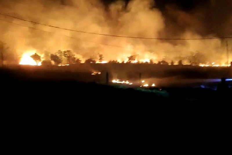 51 whatsapp image 2021 07 18 at 19.16.20 Incêndio atinge área de vegetação com cerca de 20 mil metros quadrados em Guanambi