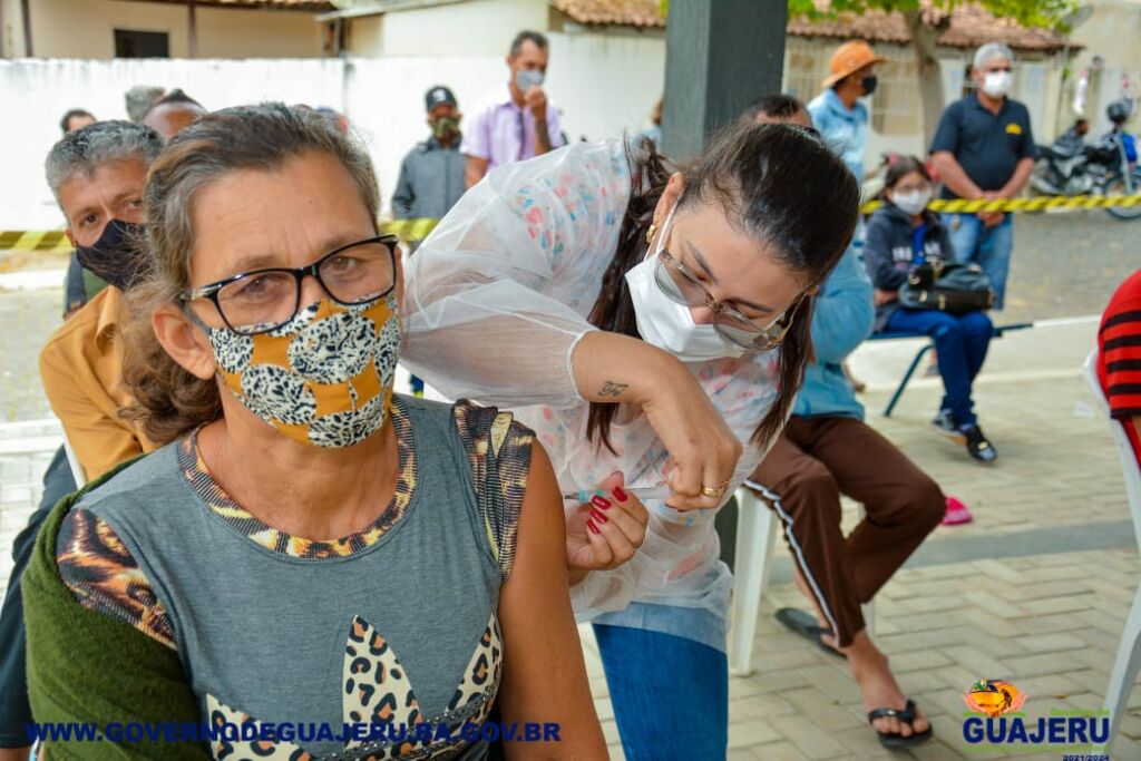 WhatsApp Image 2021 07 03 at 07.54.51 Prefeitura de Guajeru realizou o Pit Stop da Vacinação contra a Covid-19