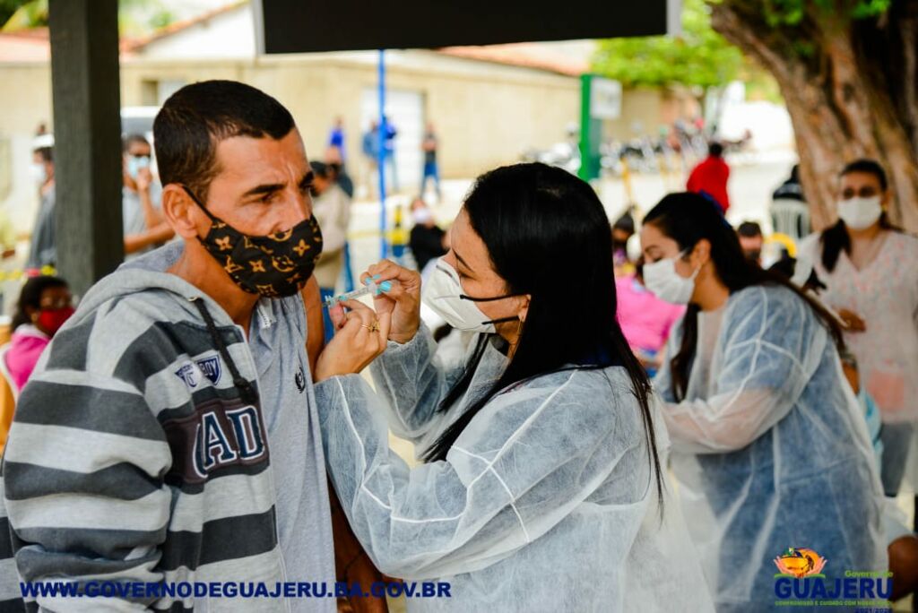 WhatsApp Image 2021 07 03 at 07.54.52 Prefeitura de Guajeru realizou o Pit Stop da Vacinação contra a Covid-19