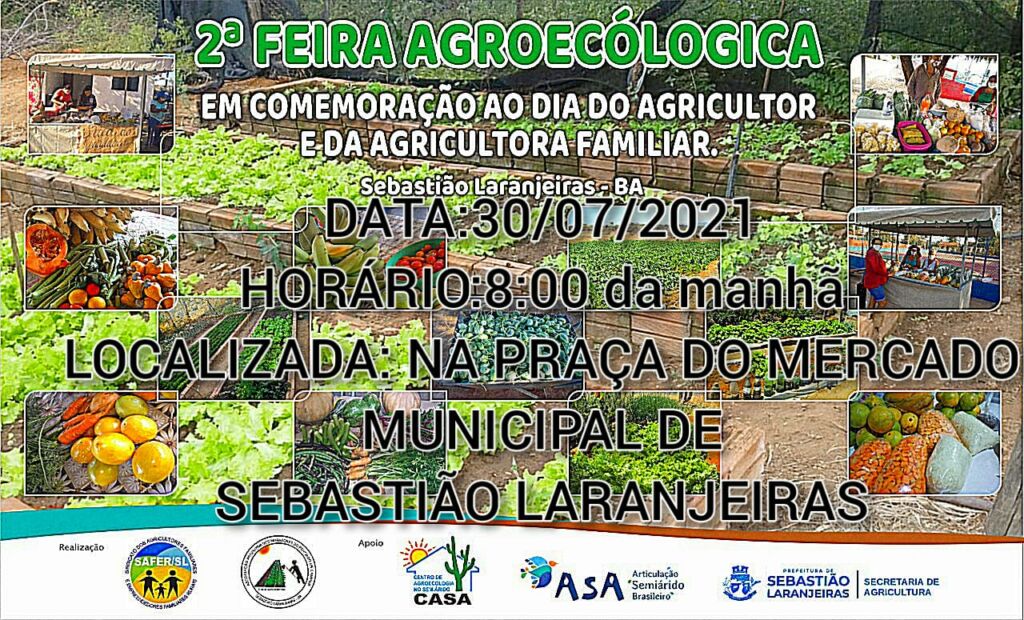 WhatsApp Image 2021 07 28 at 15.46.51 Sebastião Laranjeiras irá sediar Feira da Agricultura Familiar