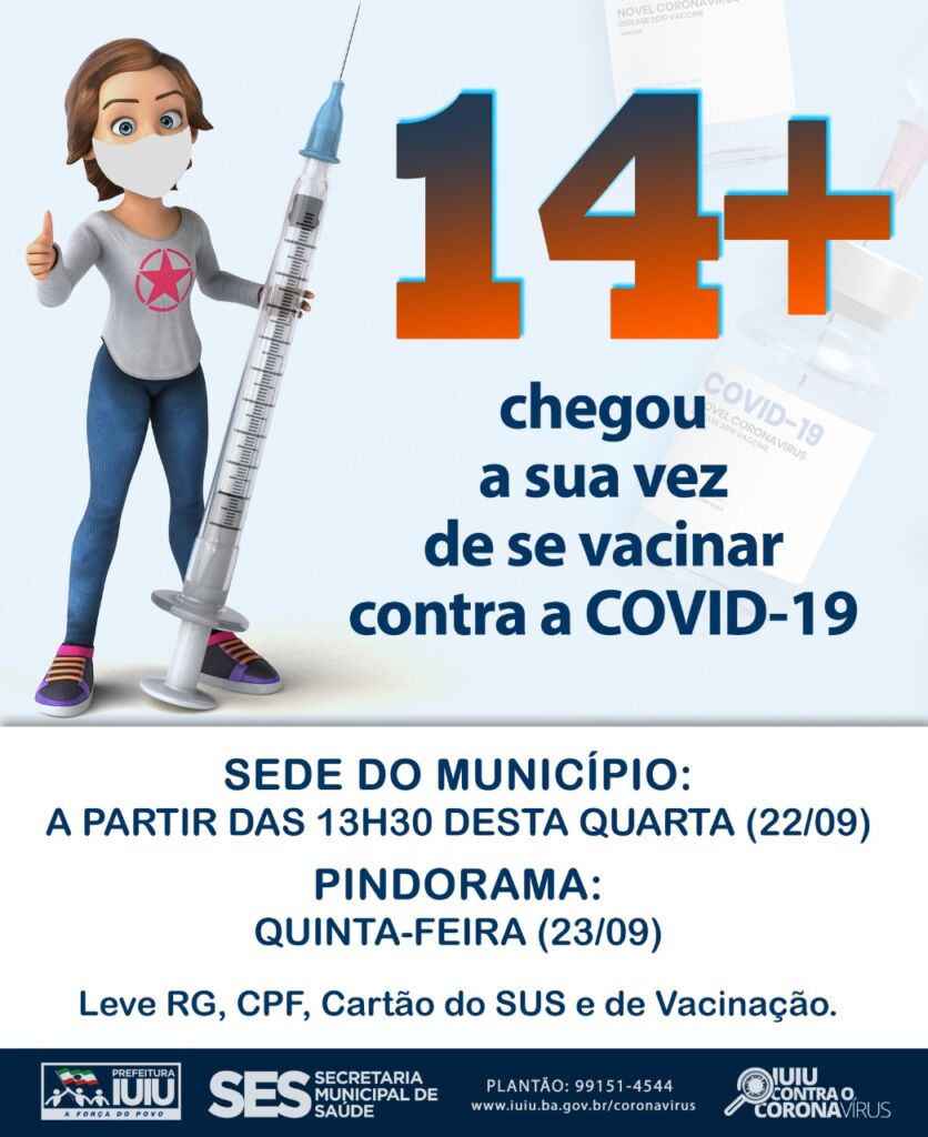 WhatsApp Image 2021 09 22 at 11.55.43 1 Iuiu está com casos ativos da covid-19 zerados; veja cronograma de vacinação
