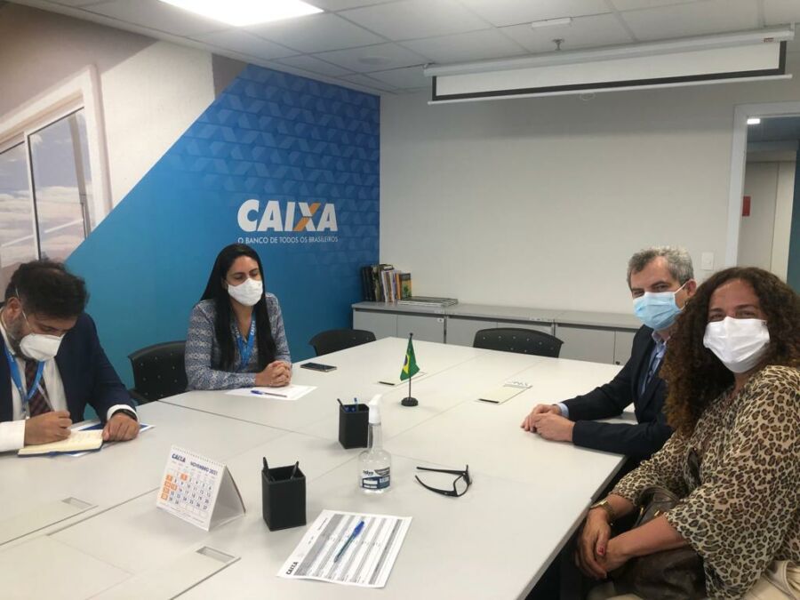 CAIXA Durante audiência em Brasília, Prefeito Dr. Pedro Malheiros solicita agência da Caixa Econômica para Sebastião Laranjeiras