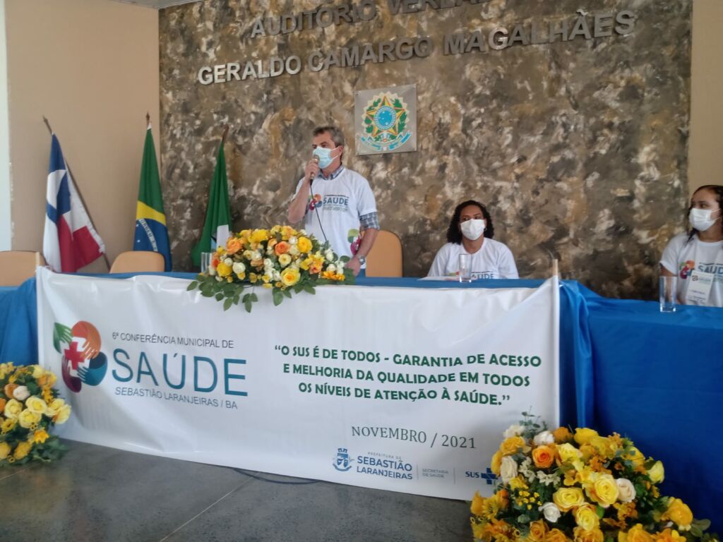 CONFERENCIA DA SAUDE 4 Prefeitura de Sebastião Laranjeiras realiza com sucesso a 6ª Conferência Municipal de Saúde
