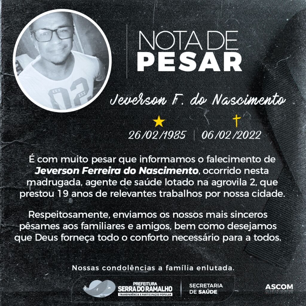 273492367 1602702956745663 8675200474409687805 n Homem de 36 anos morre em acidente de moto em Serra do Ramalho