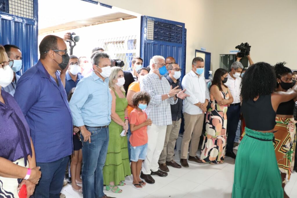 PINDAI 3 Deputado Charles Fernandes celebra conquistas com Pindaí e Sebastião Laranjeiras na visita do Governador Rui Costa