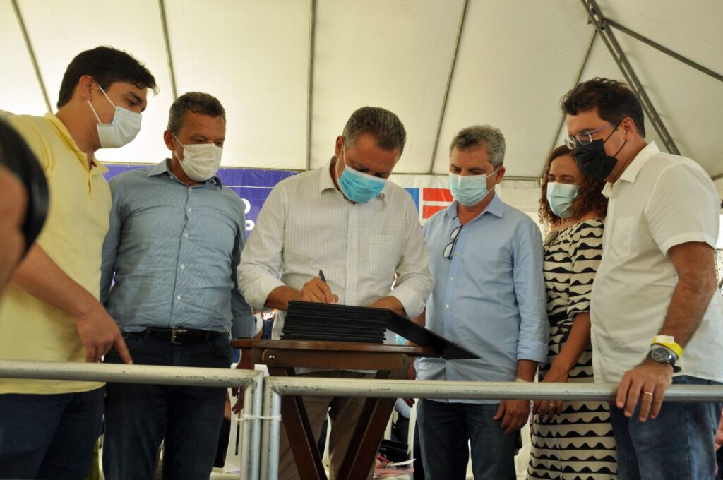 WhatsApp Image 2022 02 04 at 09.41.00 Em dia histórico, Prefeito Dr. Pedro Malheiros recebe Governador Rui Costa para entrega de obras em Sebastião Laranjeiras