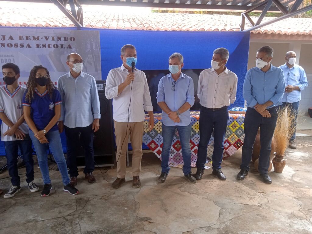 WhatsApp Image 2022 02 04 at 09.41.03 Em dia histórico, Prefeito Dr. Pedro Malheiros recebe Governador Rui Costa para entrega de obras em Sebastião Laranjeiras