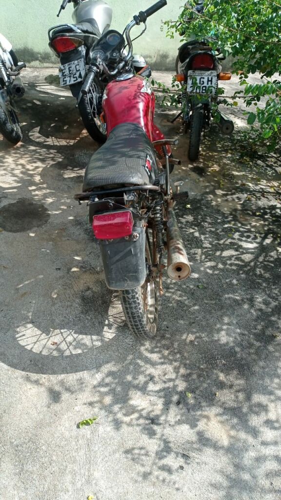 WhatsApp Image 2022 02 06 at 09.24.44 Polícia Militar apreende motocicleta com chassi adulterado na cidade de Matina