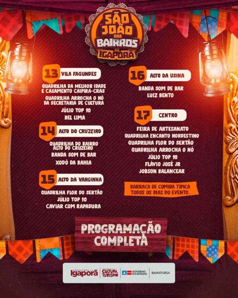 WhatsApp Image 2022 06 13 at 20.41.25 São João dos Bairros 2022 tem inicio em Igaporã