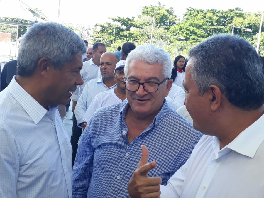 WhatsApp Image 2024 03 12 at 12.31.14 Prefeito de Riacho de Santana, Tito Eugênio, participa do lançamento do Programa Pé de Meia em Salvador e reforça parcerias com Governador e Ministro