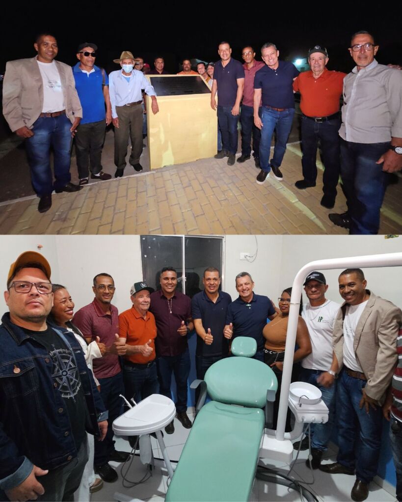 ENTREGAS MALHADA Prefeitura de Malhada entrega PSF e nova praça na comunidade da Ilha de Zezé