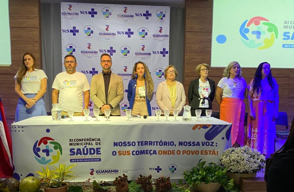 20250730065713175386943316a3e0 e1753925905261 Vereadores de Guanambi participam da abertura da 11ª Conferência Municipal de Saúde