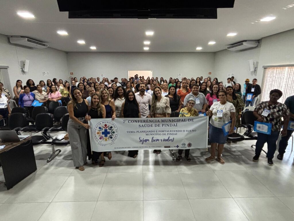 WhatsApp Image 2025 07 25 at 10.27.48 Pindaí realiza 7ª Conferência Municipal de Saúde com foco no fortalecimento do SUS