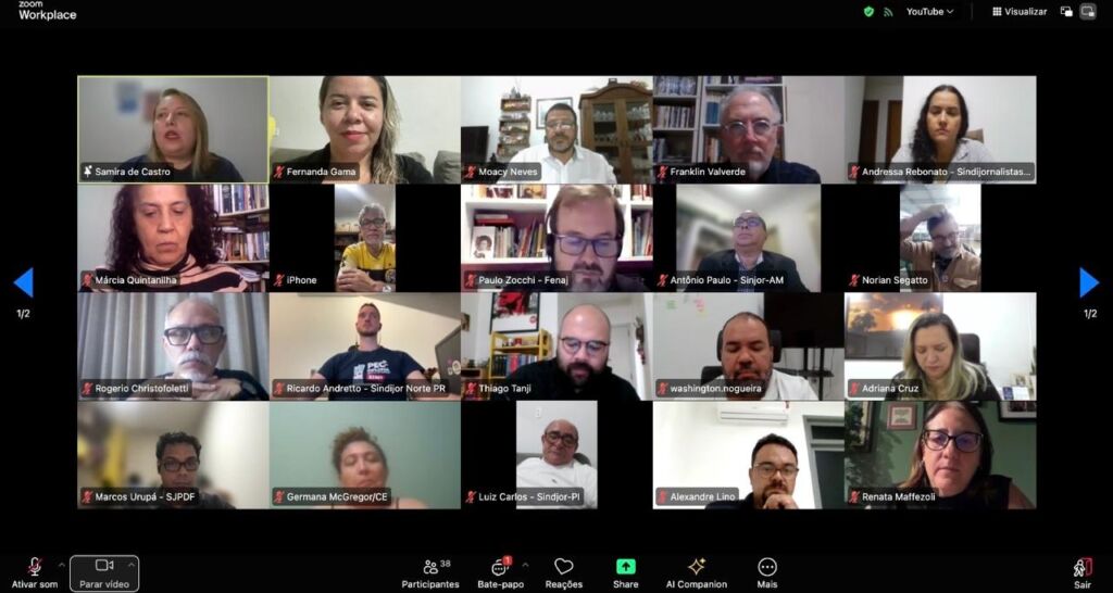 posse fenaj Jornalistas baianos assumem cargos na nova diretoria da FENAJ