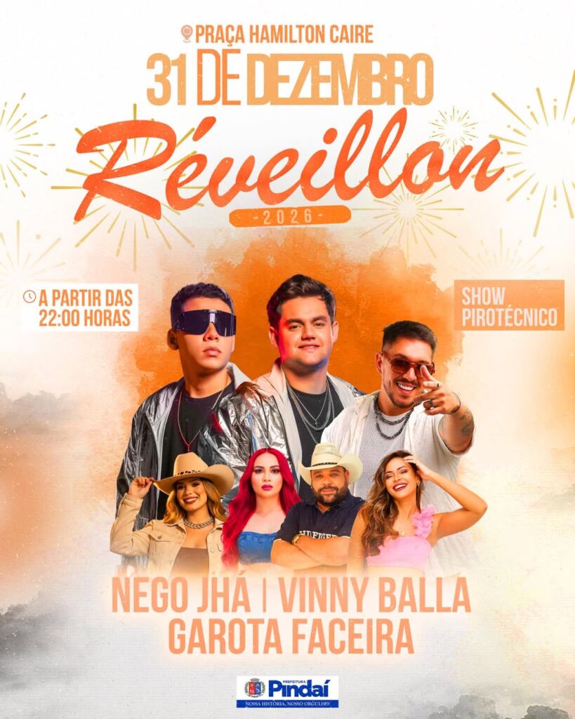SaveClip.App 590419151 18090196631507981 511898226697622727 n Prefeitura de Pindaí divulga programação oficial do Réveillon na Praça Hamilton Caires