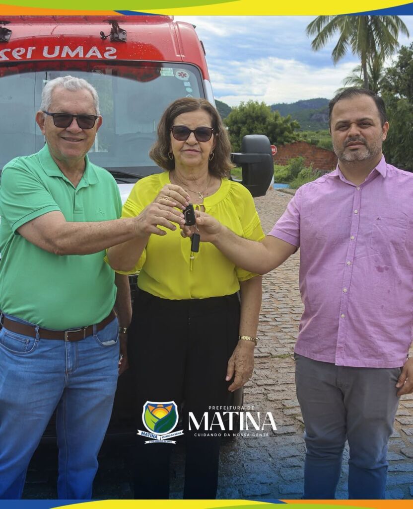 SaveClip.App 627656547 18308614555259684 4100675075403231081 n Matina recebe novas ambulâncias do SAMU em cerimônia com presença da prefeita Olga Gentil