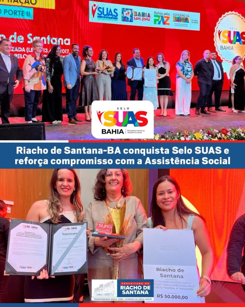 SaveClip.App 655228662 18097509794510789 6992152858752605717 n Riacho de Santana conquista Selo SUAS Bahia e reforça avanços na Assistência Social