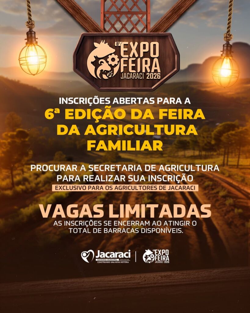 SaveClip.App 682200261 17887231578482176 8610366329407798473 n Inscrições para Feira da Agricultura Familiar da Expofeira Jacaraci 2026 estão abertas