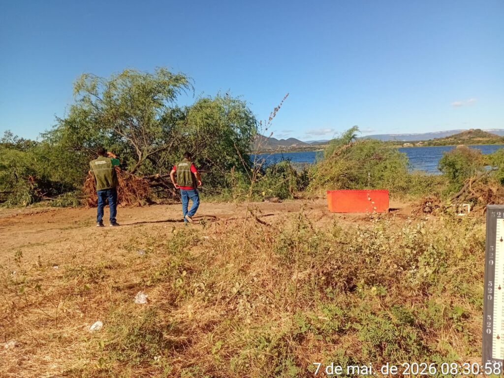WhatsApp Image 2026 05 07 at 10.19.45 Secretaria de Meio Ambiente de Guanambi apura desmatamento nas margens da Barragem Poço do Magro