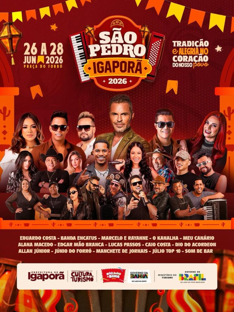 SaveClip.App 720207169 18110037425298712 2382607537282159558 n Prefeitura de Igaporã divulga programação oficial do São Pedro 2026