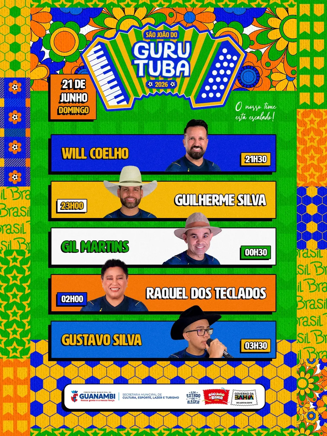 SaveClip.App 722117060 18177558187406198 960442587151059597 n Prefeitura de Guanambi divulga programação oficial do São João do Gurutuba 2026