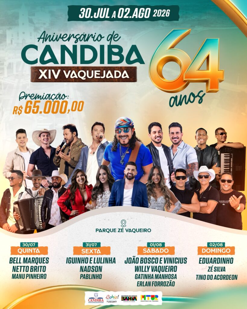 SaveClip.App 742461960 18433526707126904 3643980824981460558 n Candiba prepara programação especial pelos 64 anos de emancipação e XIV Vaquejada
