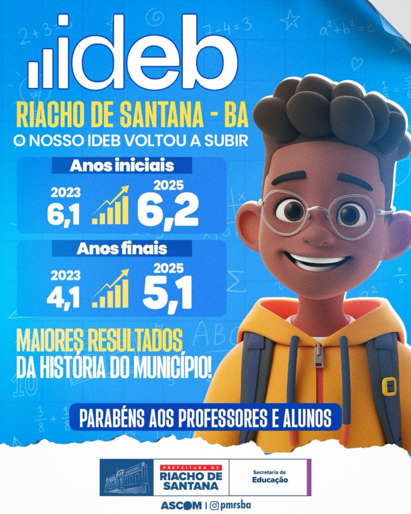 SaveClip.App 766748078 18116058836510789 6872899649950686468 n Riacho de Santana registra crescimento no IDEB e alcança maiores resultados da história do município