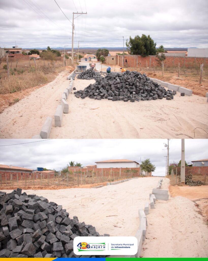 SaveClip.App 805660354 18099592313638008 3844650944865356164 n Guajeru realiza obras de calçamento e revitalização no bairro Bela Vista